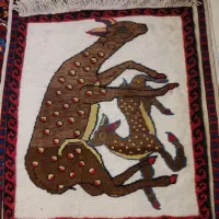 قالی و تابلو فرش دست بافت قدیمی|فرش|رودهن, |دیوار