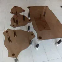 میز وسط همراه دوعددپامبلی|مبلمان خانگی و میز عسلی|آستارا, |دیوار