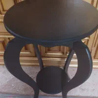 میز چوبی تلفن
