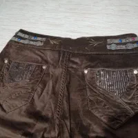 شلوار  زنانه نو.مخمل ترک خارجی، سایز38-40.دم پا