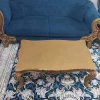 مبل سلطنتی هشت نفره سرمه ایی