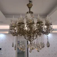 لوستر تمام برنز|لوستر و چراغ آویز|اردبیل, |دیوار