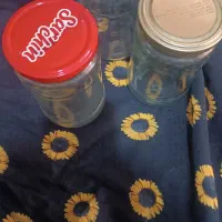 25عدد شیشه خالی رب گوجه شسته و تمیز