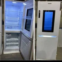 27فوت Elect هوم باردار3درب شیشه  یخچال فریزر