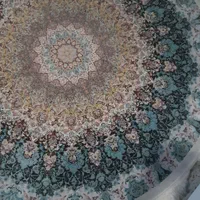 دو عدد فرش گرد یکونیم متری یکی ماشینی وترکیه|فرش|تبریز, |دیوار