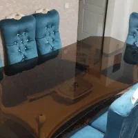 فروش مبل 7 نفره و میزناهار خوری 8 نفره|مبلمان خانگی و میز عسلی|محمدشهر, شهرک پیام (مهرالبرز)|دیوار