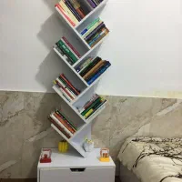 کتابخانه درختی کشودار تمام ام دی اف پاکچوب