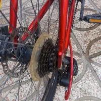 دوچرخه اورلورد 27/5 قرمز اسپرت|دوچرخه، اسکیت، اسکوتر|اسلامشهر, شهرک واوان|دیوار