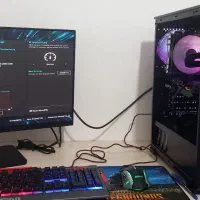 کیس و کامپیوتر  گیمینگ همراه موس و کیبورد