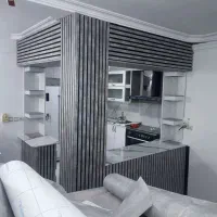 بازسازی کابینت باکمترین هزینه|خدمات پیشه و مهارت|رشت, نظری|دیوار