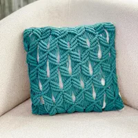 کاور کوسن‌مکرومه‌