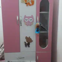 ست اتاق خواب کودک دخترانه|تخت و سرویس خواب|دهدشت, |دیوار