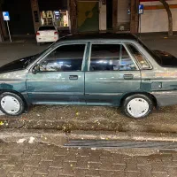 پراید مدل ۸۲ .رنگ سبز ماچا