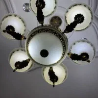 لوستر۹شاخه طرح برنز|لوستر و چراغ آویز|خوی, |دیوار