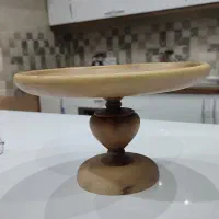 شیرینی خوری پایه دار چوبی