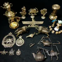 سماور ،پی سوز ، علائدین ، شیر و خورشید برنجی