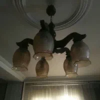 لوستر وآباژور ایستاده