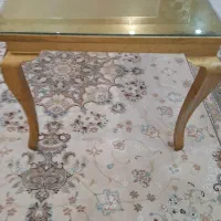 میز غذا خوری با شیشه ۸ میل