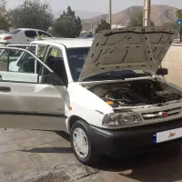 پراید مدل ۸۸  دوگانه دستی موتور سالم و لاستیک نو