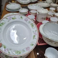 ارکوپال ۱۲ نفره با گل پنج پر پیچک صورتی ملیح|ظروف سرو و پذیرایی|تهران, چیذر|دیوار