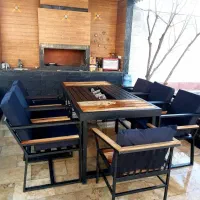 آتشدان فایر پیت آتشکده گازی ذغالی هیزمی صندلی باغی|بخاری، هیتر، شومینه|قدس, شهر‌قدس|دیوار