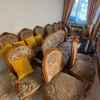 مبل استیل ۹ نفره - سرمایه‌ای ضد تورم اصالت جاودان|مبلمان خانگی و میز عسلی|تهران, آرارات|دیوار