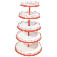 قفسه وسط فروشگاهی گرد