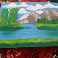 این تایلو رو خودم کشیدم تخفیف بخاین میدم