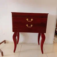 کنسول قاشق چنگال زرشکی