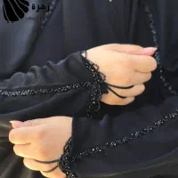 مانتوعبا جواهردوزی چادرمشکی سنتی جواهردوزی|لباس|خمینی‌شهر, |دیوار