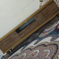 میز تلویزیون گردویی مات
