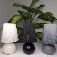 آباژور رومیزی طوسی