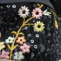 مانتو مجلسی سوزن دوزی|لباس|تهران, خانی آباد نو شمالی|دیوار