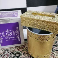 سطل آشغال و جا دستمال کاغذی|لوازم نظافت|کوهدشت, |دیوار