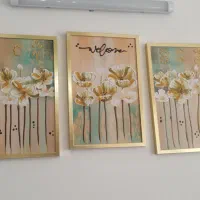 تابلو 3تایی پتینه دیوارکوب دکوری