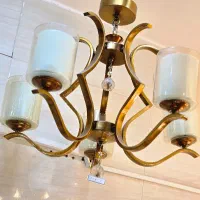 ۴ عدد لوستر نو قلبی پنج شاخه