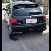 206مشکی تیپ ۳|خودرو سواری و وانت|همدان, |دیوار