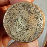 انفیه دان قاجاری|صنایع دستی و سایر لوازم تزئینی|قم, چهار مردان|دیوار