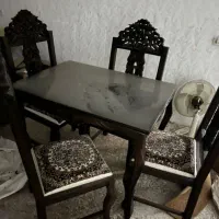 میز چهار نفره  مبل قالی