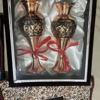 گلدان مسی ۲۵سانتی|صنایع دستی و سایر لوازم تزئینی|گرگان, |دیوار