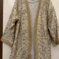 مانتو سنتی کارشده کیفیت عالی و دوخت تمیز