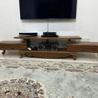 آینه .تخت خواب دو نفره.کنسول. میز tv .قاب عکسئ|میز تلویزیون|کرج, کیانمهر|دیوار