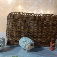 سبد دست بافت|صنایع دستی و سایر لوازم تزئینی|اردکان, |دیوار