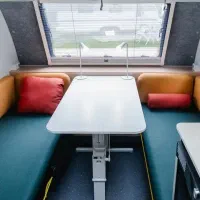 پایه میز تاشو کمپر و کاروان تخت خوابشو