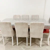 ست مبل ۸ نفره و میز ناهار خوری ۸ نفره و ۱۰ صندلی|مبلمان خانگی و میز عسلی|آمل, |دیوار