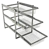 آبچکان استیل دیواری و سوپری کابینت مقاوم|آب‌چکان و نظم‌دهنده ظروف|چهاردانگه (تهران), |دیوار