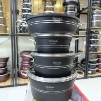 سرویس قابلمه 7 پارچه هلنا گلدونی مدل (فورج)