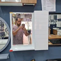 آینه باکس سرویس حمام دستشویی۵۰×۵۰حوله مخفی