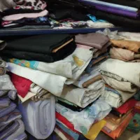 مقداری پارچه ته طاقه، تیکه ، متر فروشی و عمده