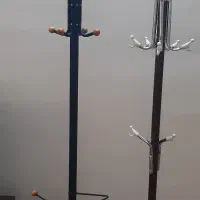 آویز لباس دو عدد نو(مشکی)درحد نو(استیل)